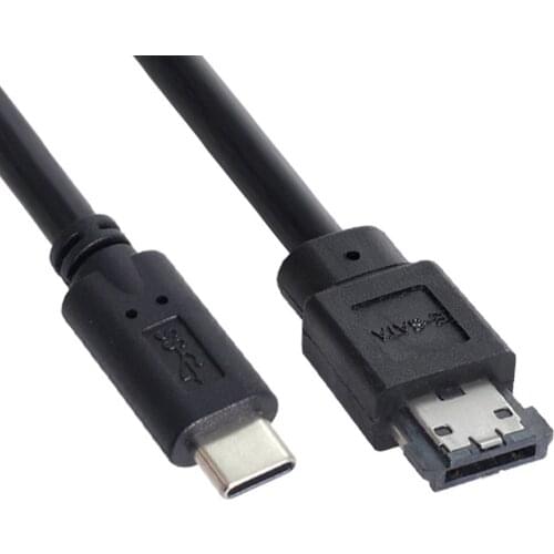 USB3.0 to HDD/SSD/ODD eSATAp ConverterUSB-C Type-C to Power Over eSATA DC5V Adapter