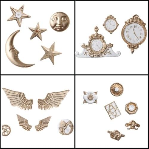 SHENHONG Retro Relief Pastry Dessert Decorating Form Silicone Fondant Cake Mold Clocks Emboss Sugarcraft Paste Baking Mould