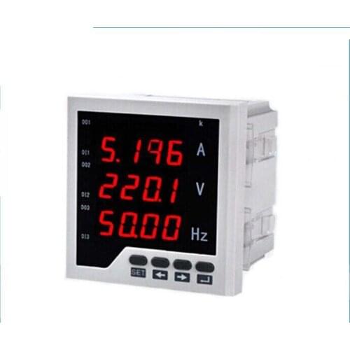Signal phase AC ampere meter digital display 3 lines ac current meter current instrument ampere detector