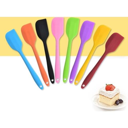 Kitchen Silicone Cream Butter Cake Spatula Batter Scraper Brush Butter Mixer Cake Brushes Baking Tool Kitchenware Kitchen Tools