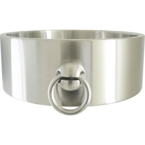 High quality heavy duty stainless steel lockable slave collar fetish wear choker sexual desire sex bondage restraint collar