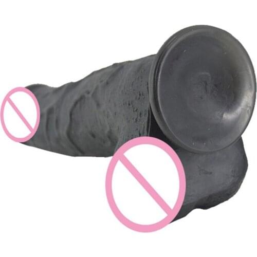 Strap On Thick Huge Silicone Dildo Harness 9.84*1.96" Big Lesbian Couples Game Anal Plug Stuffed Erotic Sex Women Toy Men