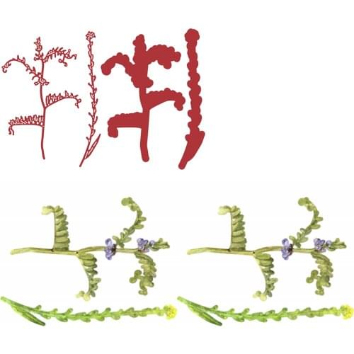 Grasses Metal Cutting Die Scrapbook Embossed Paper Card Album Craft Template Cut Die Stencils Stamps New for 2021 Arrive