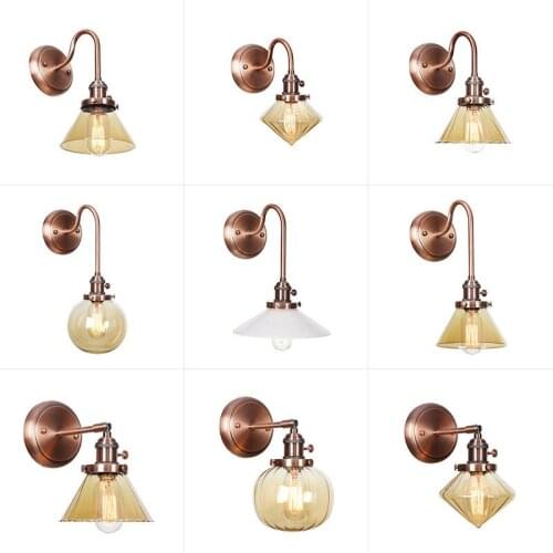 Nordic style unique small and simple exhibition hall corridor balcony porch bedroom decorative wall lamp
