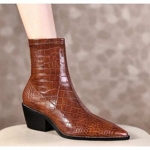 Bottes femme 2021 new winter ankle boots womens shoes patent leather punk motorcycle boots female riding boots mujer