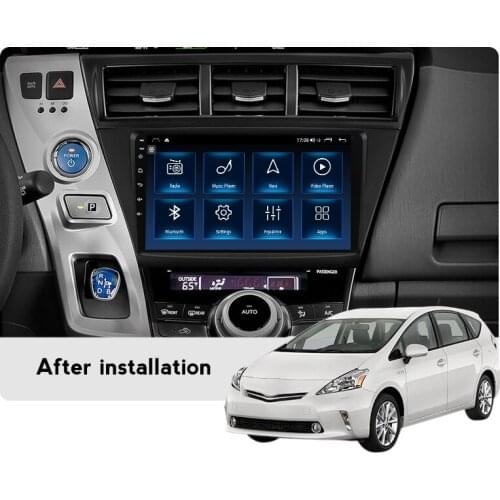1280*720 IPS Android 10.0 DSP Car Radio Multimedia Player For Toyota Prius V Plus Alpha LHD RHD 2012-2015 Audio Navi GPS 4G WIFI