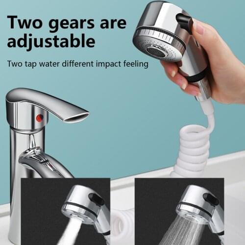 4pcs Shower Second Gear to Adjust Water Separator Faucets External Fittings Sink Connector Face Basin Water Tap Shower