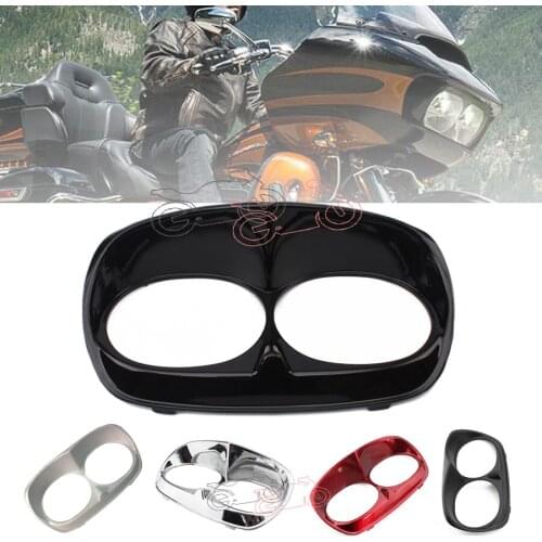 5colors Bad Boy Eagle Hawk Sharp Headlight Cover Headlight Bezel Scowl Outer Fairing For Harley Road Glide Roadglide 1998-13