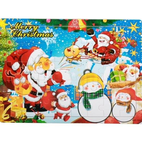 60/80 Slices Kids Puzzle Toys Wooden Jigsaw Assembling Picture Cartoon Animal Vehicle Intelligence Educational Learning Toys