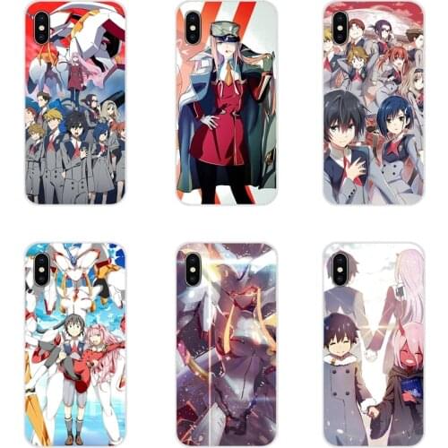 Accessories Phone Cases Covers For Apple iPhone X XR XS 11 12Pro MAX 4S 5S 5C SE 2020 6S 7 8 Plus ipod 5 6 DARLING in the FRANXX