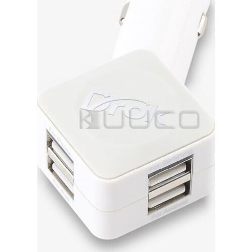 Adapter DC 5V 1A/2.1A/1.3A/0.6A Car Adapter 4-Port 5V5A(Max) 25W USB Car Portable Power for Apple/Android etc