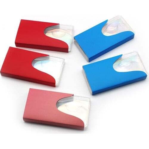 Damepapil Empty Clear Lash Packaging With Paper Sleeve And Trays Bulk Custom Logo Rectangle Shape Eyelash Boxes Wholesale