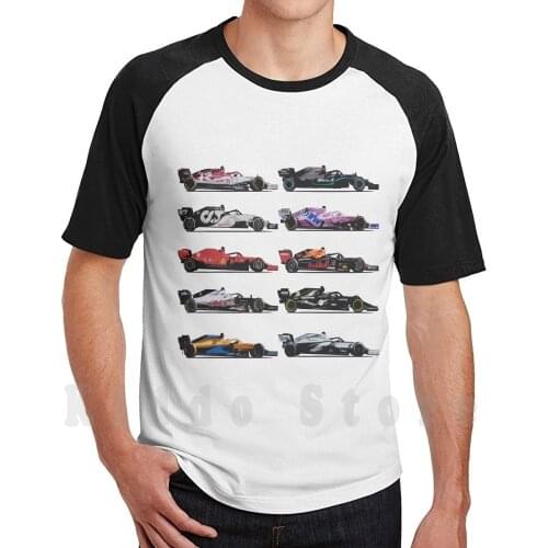 All Cars 2020 T Shirt Cotton Men Diy Print Cool Tee Cars Cars Racing 2020 Cars Cars Pack Bottas Leclerc Gasly Russel Perez Kimmi