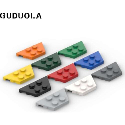 Guduola Special Plate Wing 2 x 4 (51739) Plate Build MOC Block Plate 2x4 x 18°Educational Toy for Kid 50pcs/lot