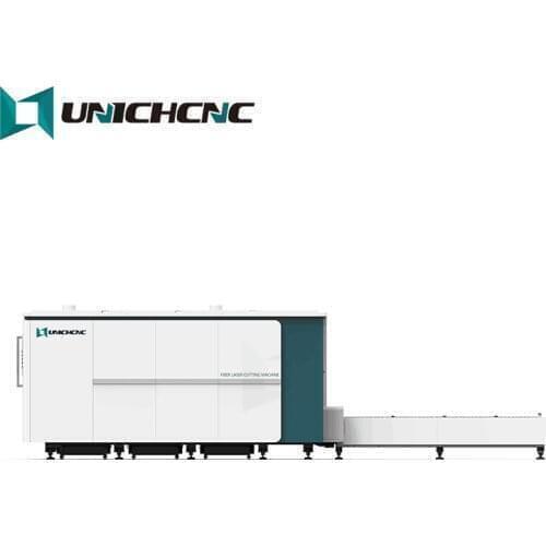 Good Quality LXF1530G high speed full cover fiber laser cutting machine with exchange platform