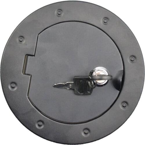 Locking Stainless Steel Fuel Tank Filler Cap Gas Cap NEW For Jeep Wrangler
