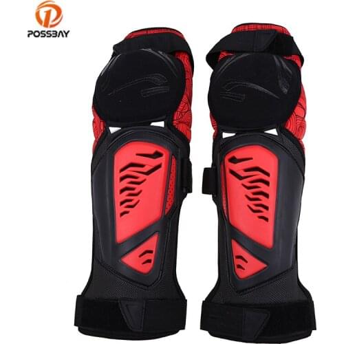 POSSBAY Motorcycle Motocross Adults Knee Pad Protector Guard Thick Kneepad Football Volleyball Cycling Extreme Sports Knee Pads