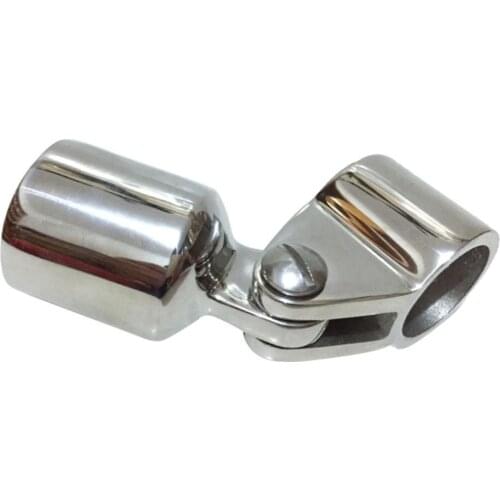 MARINE YACHT BOAT STAINLESS STEEL 1” 25mm EYE END CAP FOR BIMINI TOP FITTING
