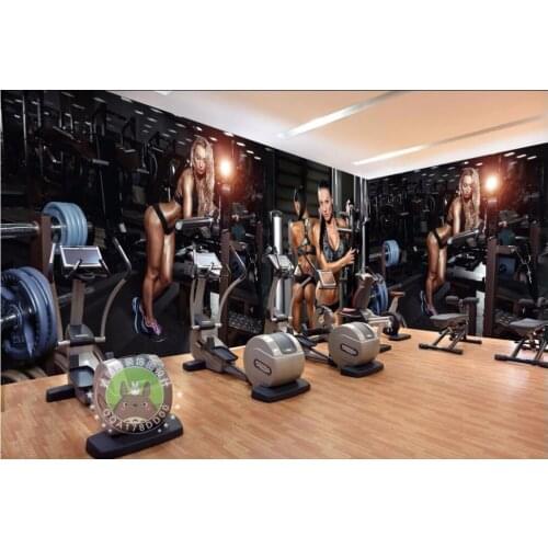 WDBH custom mural 3d photo wallpaper The gym is sexy TV background wall home decoration 3d wall murals wallpaper for living room