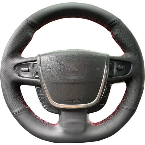 Custom Original DIY Car Steering Wheel Cover For Peugeot 508 2011-2018 508 SW 2011 /artificial Leather Braid For Steering WheeI