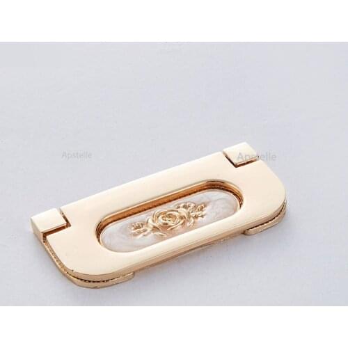 Zinc Alloy Nordic Style Hidden Cupboard Drawer Knob Silver Black Copper Dresser Door Hardwares Kitchen Cabinet Handle