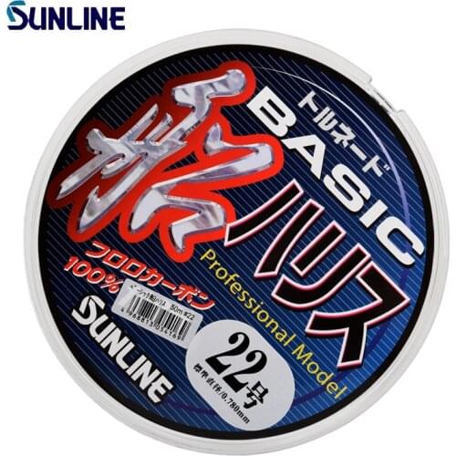 SUNLINE Harisu Tornado Basic Boat HG Fluorocarbon High Strength 100 Meters 2-20LB Fishing Line for SEA Boat Fishing