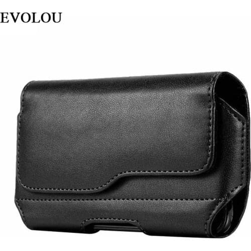 Universal Leather Pouch Belt Clip Holster for Realme 7 Pro X7 C17 7i C15 C12 C11 X50 6 Find X2 Reno 4 Pro Case Phone Waist Bag