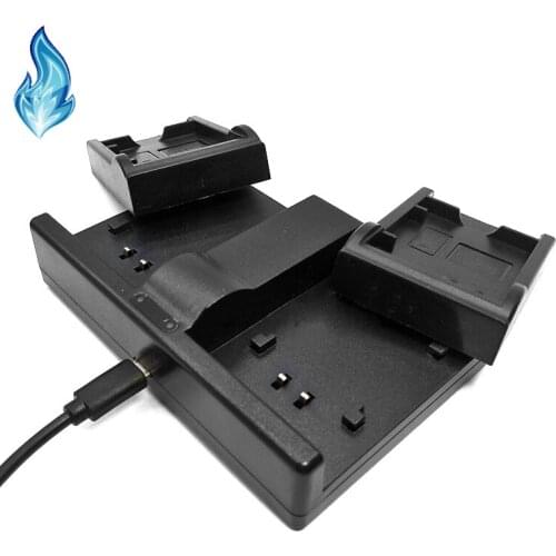 USB Dual Charger for SONY NP-FM50 FM70 FM90 NP F970 F980 F960 F950 F770 F750 F570 F550 for JVC V607u V617u