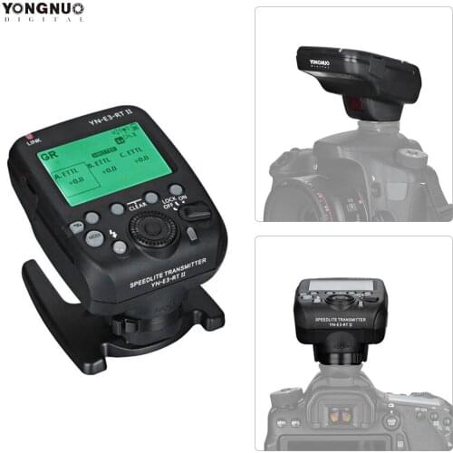 YONGNUO YN-E3-RT II On-Camera Flash Speedlite Transmitter Flash Trigger for Canon Nikon for ST-E3-RT/600EX-RT/YN968EX-RT etc