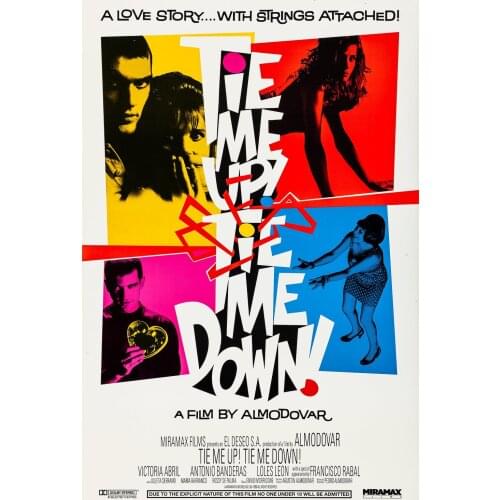 Tie Me Up! Tie Me Down! Movie Art print Silk poster Home Wall Decor