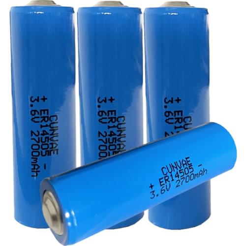 4PCS LS14505 er14505 3.6V AA Battery 2700 mAh PLC Lithium Batteries for Toys Camera Flashlight Disposable battery