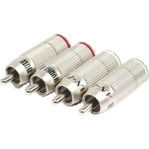 Note AN-P RCA Plug for DIY Bulk Audio Speaker Cable 4pieces / Lot