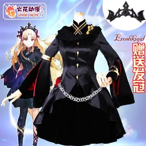 Amine Game FGO Fate/GrandOrder Ereshkigal Cosplay Costume Full Set Of Womens Wear Sizes S-XXL 2021 New