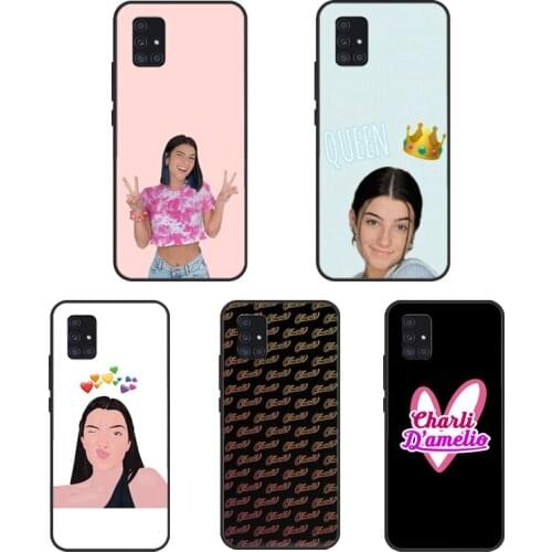 Charli D'Amelio For Samsung A51 A71 A31 A11 A20e A21S Case For Galaxy M31 M21 A10 A30S A40 A50 A70 Cover