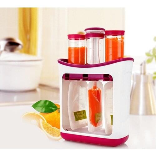 Children Fruit Mashing Machine Newborn Feeding Containers Storage Supplies Maker Infant Food Squeeze Station Baby Food Container