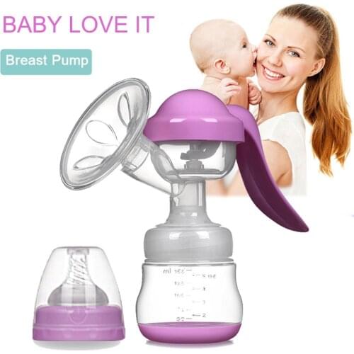 Baby Breast pump manual large cylinder collector milk pumping breastfeeding breast pumping lactation breast pump maternal