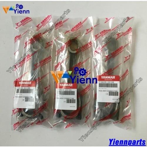 For Yanmar 3TNA72 3TNE74 Connecting Rod 719620-23100 for Yanmar VIO30 Mini Excavator 3TNE74 Diesel Engine Parts