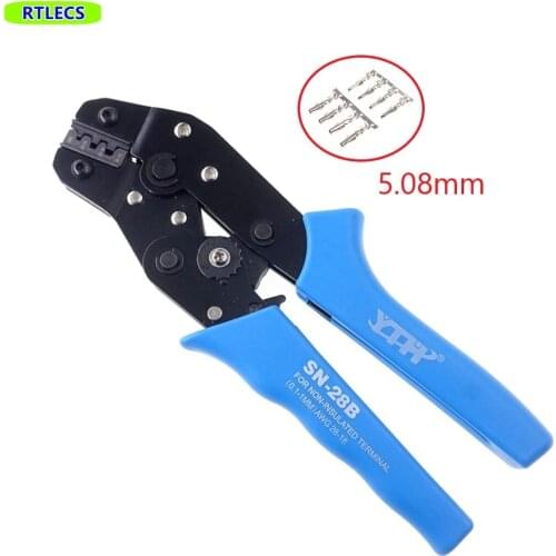 SATA Molex-IDE 5.08 mm IDE Terminal Crimp Tool Pliers Crimping Tool Contact terminal Pin Power Wire Range 16 to 22 AWG
