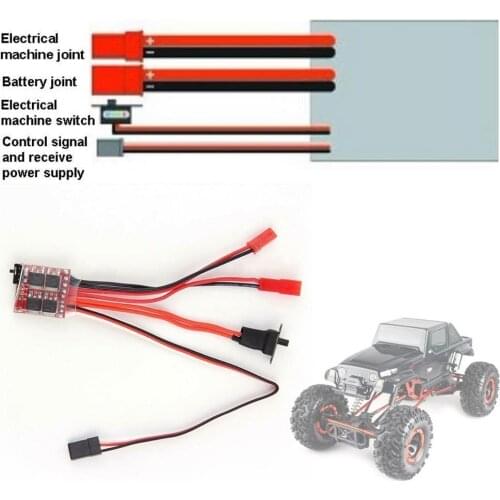 RC ESC 20A/30A Brush Motor Speed Controller w/ Brake Car Boat Boat For RC Tank Regulator Car Top For Controller Y2E2