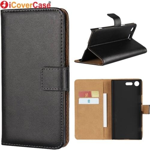 Leather Flip Coque For Sony Xperia XZ 2 XZs XZ2 Premium Case Cover Wallet Mobile Phone Accessories Etui Capinha Hoesje Capa Para