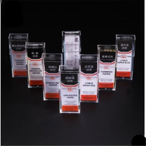 Potassium Iodide Starch Congo Red Red Litmus Blue Litmus Turmeric Lead Acetate Phenolphthalein Test Paper 5 Knife 100 Strips