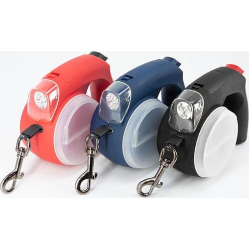 Multifunctional Pet Automatic Retractable Tractor Retractable Traction Rope Portable Dog Leash Dog Leash Pet Accessories