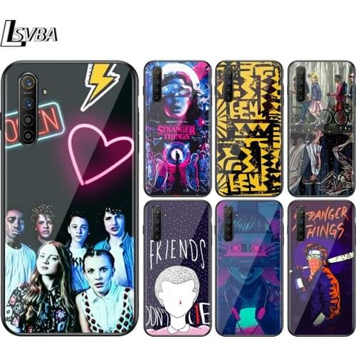 Stranger things For OPPO Find X3 X2 F19 F17 RX17 F15 R15X K5 K3 K1 R9S F11 F9 F7 F5 Neo Pro Lite Black Phone Case