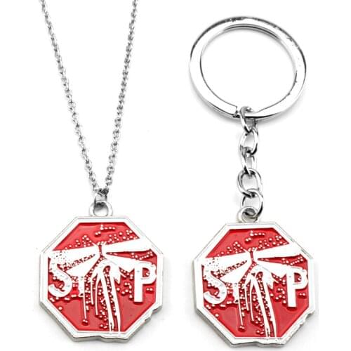 The Last of Us Necklace for Women SP Letter Pendant Choker Jewellery Necklaces for Teen Girls