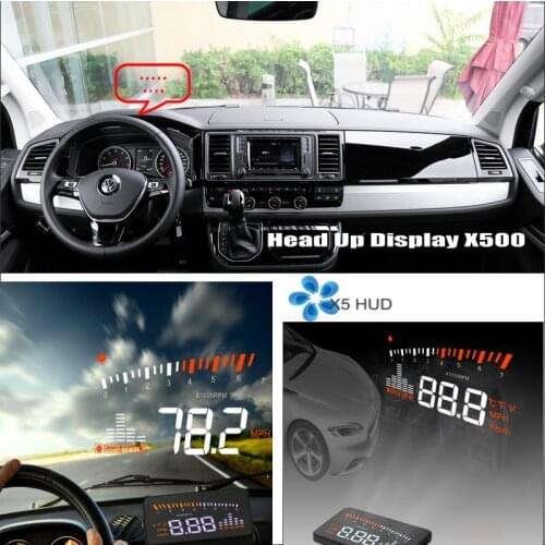 Car HUD Head Up Display For Volkswagen VW T5 Transporter Caravelle 2012-2018 Windshield Screen Safe Driving Screen Projector