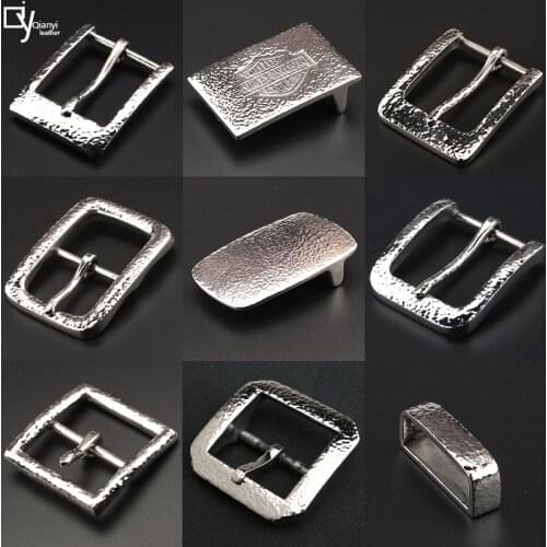 Stainless steel belt buckle 304 manual punch belt buckle pin buckle casual plate buckle belt clip