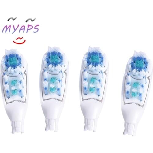 4pcs Toothbrush Heads for Oral-B Cross Action Power Dual Clean Brush Replacement