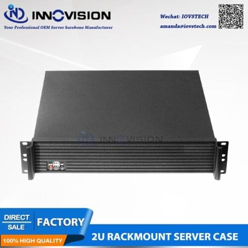 Stable 2U rack mount chassis with Upscale Al front-panel Industrial computer case