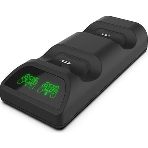 Gamepad Charging Station Dual Charging Dock Charger Stand For NS Switch Pro Bluetooth-compatible Motion-sensing Game Controller