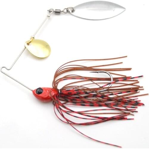 1pcs Spinner Bait 12g/18g Metal Lure Hard Fishing Lure Spinner Lure Spinnerbait Pike Swivel Fish Tackle Wobbler Fishing